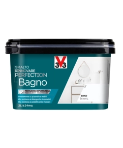 Smalto multi-materiale rinnovare perfection - bagno - bianco satinato - 2 litri